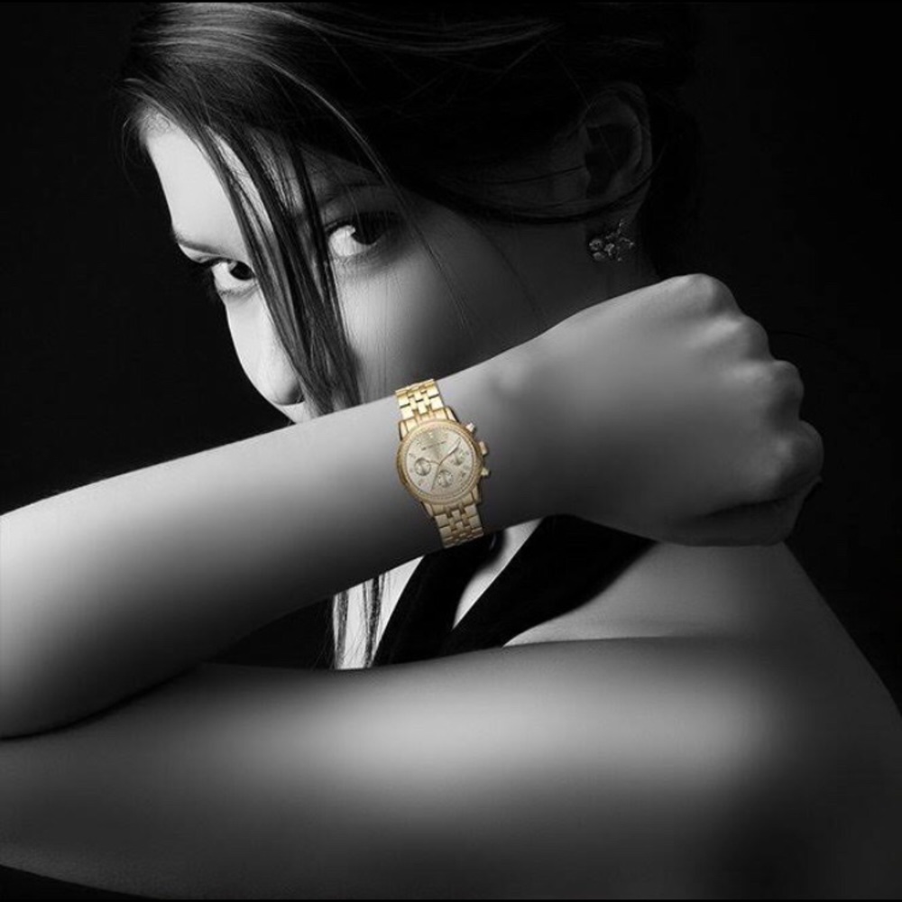 Micheal Kors Women’s MK5676 Ritz Gold Watch